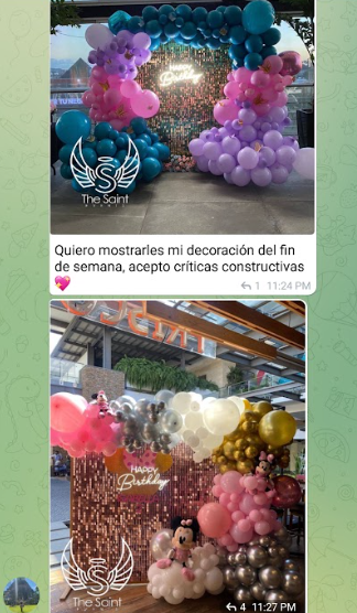 curso de decoración de globos